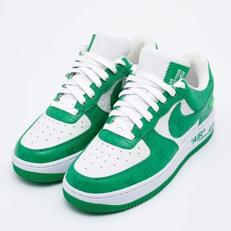 Louis Vuitton X Nike By Virgil Abloh Green/White Monogram